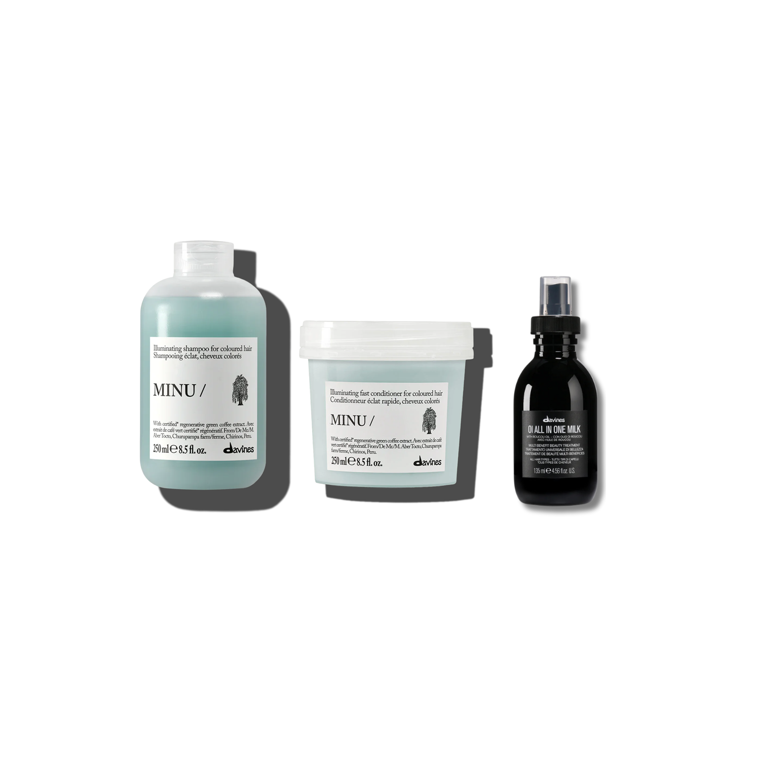 Minu Bundle: Shine & Protection for Color-Treated Hair